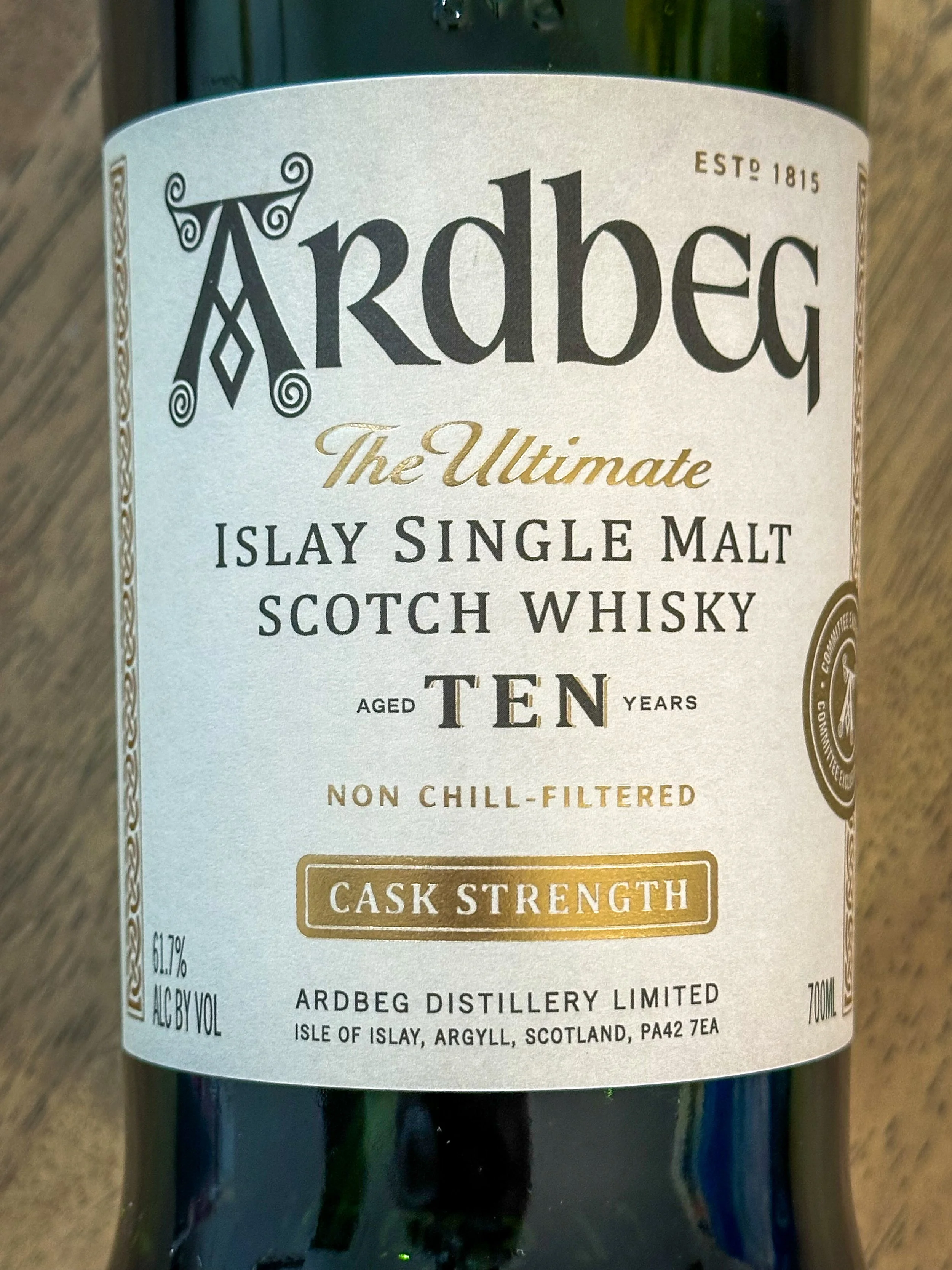 Ardbeg 10yo Cask Strength — Dramface